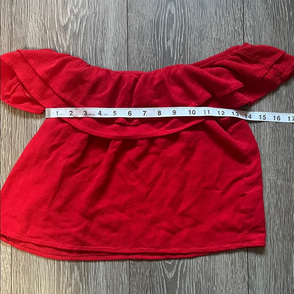 One Clothing Vibrant Red Top